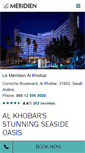Mobile Screenshot of lemeridienalkhobar.com