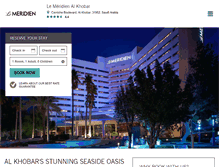 Tablet Screenshot of lemeridienalkhobar.com